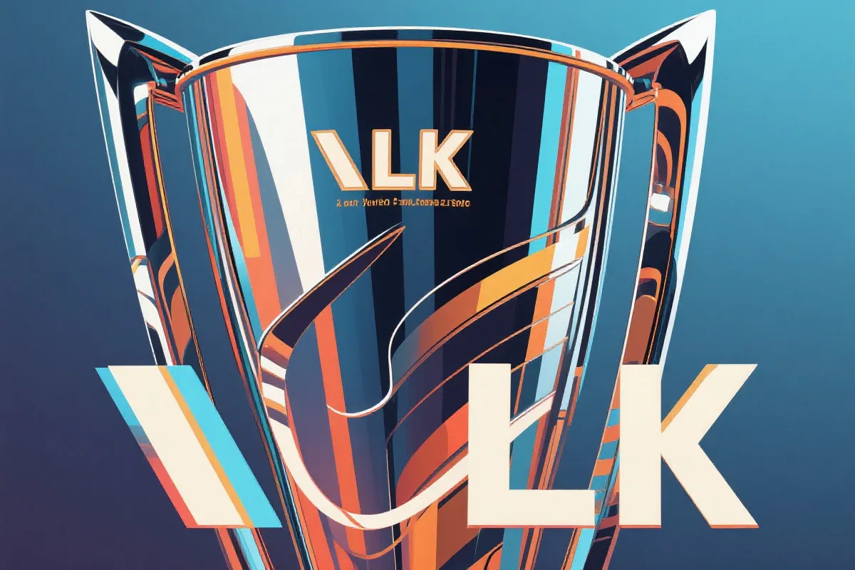 LCK奖杯抽象视觉